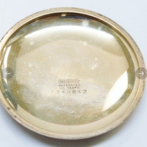 Antique 1894 Hampden Dueber Gold Fill  Pocketwatch Not Working - Picture 3 of 5